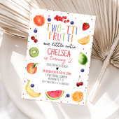 Frutti couleur deux tii 2e Invitation anniversaire