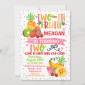 Frutti couleur deux tti 2e Invitation anniversaire (Devant)