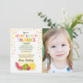 Frutti Frutti fête Frutti Carte de remerciements d (Debout devant)