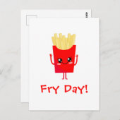 Fry Day Briefkaart (Voorkant / Achterkant)
