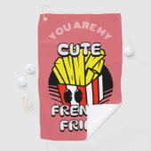 Fry-Day personalize valentijn Golfhanddoek (Insitu)