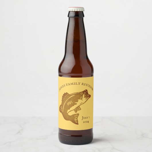 Fry Family Reunion Bier Etiket (Voorkant)