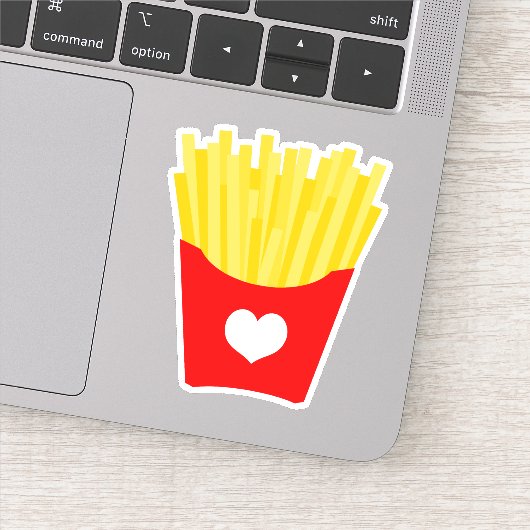 Fry Love Sticker (Detail)