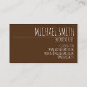 Fry Steak Fries Fried Potato Chips Chef Visitekaartje (Achterkant)