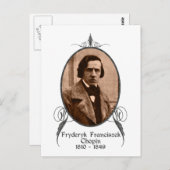 Fryderyk Chopin Briefkaart (Voorkant / Achterkant)