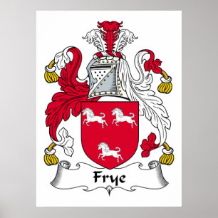 Frye Family Crest Poster