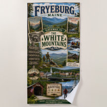 Fryeburg Maine Gateway naar de Witte Bergen Strand