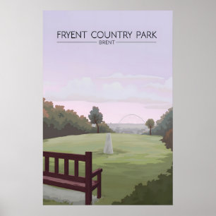Fryent Country Park Brent Londen Reisposter Poster