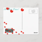 Fryslan Drapeau & Texte It Giet Oan! Carte postale (Dos)