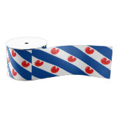 Fryslân Flag Grosgrain Lint (Spoel)