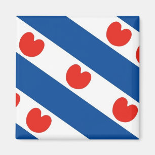 Fryslan, Friesland Frisian Flag Fridge Magnet Magneet
