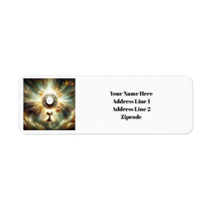 FS Communion Host en Chalice Expressionist Effect Etiket