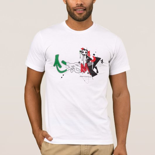 FSM World Cup 2010 - Italiaanse vlag T-shirt (Voorkant)