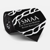 FSMAA Torch Stropdas in zwart (Opgerold)