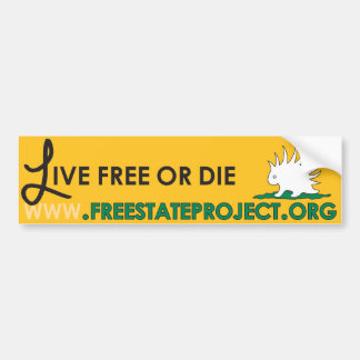 FSP-Bumpersticker - Live Free of Die Bumpersticker