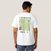 Ft Bragg Area J T shirt (Achterkant volledig)