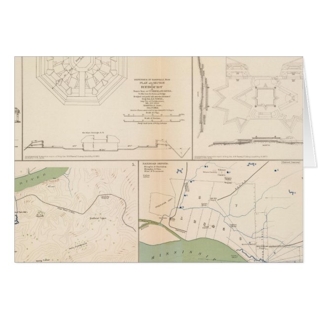 Ft Donelson, Memphis, Nashville (Devant horizontal)