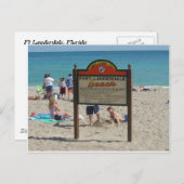Ft Lauderdale Beach Briefkaart (Voorkant / Achterkant)