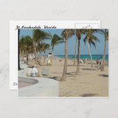 Ft Lauderdale Beach Briefkaart (Voorkant / Achterkant)