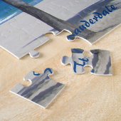 Ft Lauderdale Beach Florida Sand Palm Trees Ocean Legpuzzel (Zijkant)