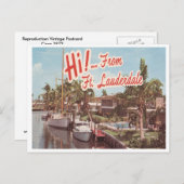  Ft. Lauderdale Briefkaart (Voorkant / Achterkant)