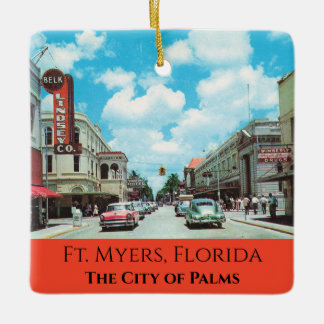 Ft. Myers Florida Keramisch Ornament