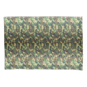 FTA Glossy Woodland Camouflage Camo Pattern Kussensloop (Voorkant)