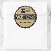 FTB-Sticker (groot) Ronde Sticker (Tas)