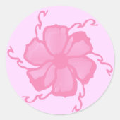 FTF Autocollants Monochromes de couleur Rose Clair (Devant)
