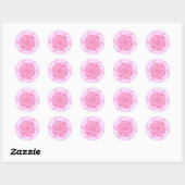 FTF Autocollants Monochromes de couleur Rose Clair (Feuille)