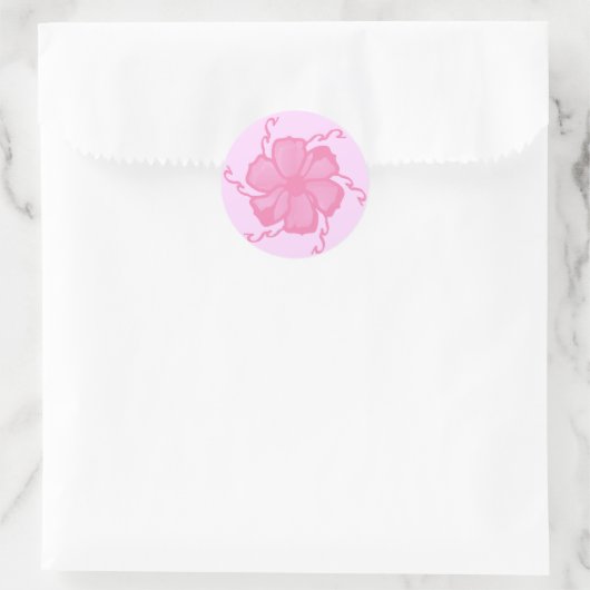 FTF Autocollants Monochromes de couleur Rose Clair (Sac)