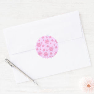 FTF Autocollants Monochromes de couleur rose clair