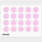 FTF Autocollants Monochromes de couleur rose clair (Feuille)
