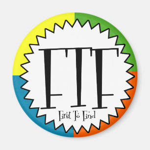 FTF met vier kleuren Magneet