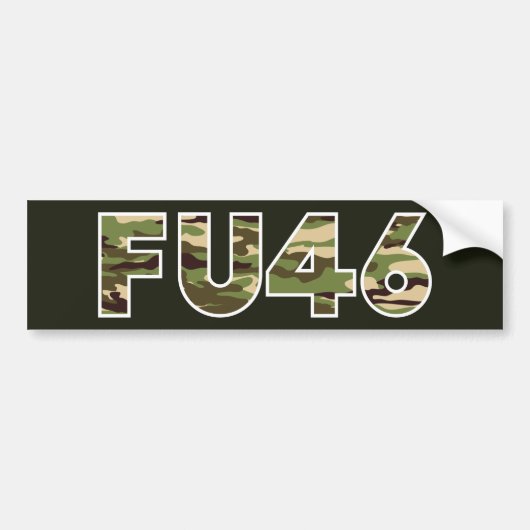 FU46 Biden Bumpersticker (Voorkant)