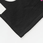 FU CANCER... Borstkanker Fleece Deken (Hoek)