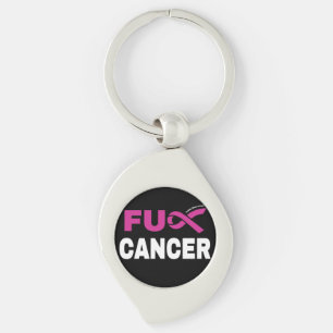 FU CANCER... Borstkanker Sleutelhanger
