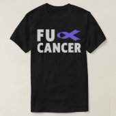 Fu Cancer T Fu Esophageal Cancer Awareness Pullo T-shirt (Design voorkant)