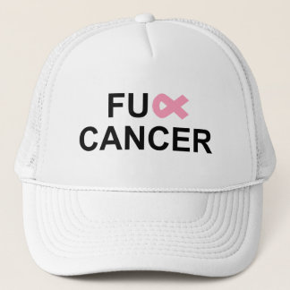 FU ** Casquette rose de ruban de cancer du sein de
