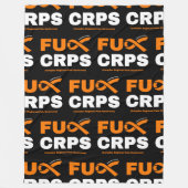 FU CRPS FLEECE DEKEN (Voorkant)