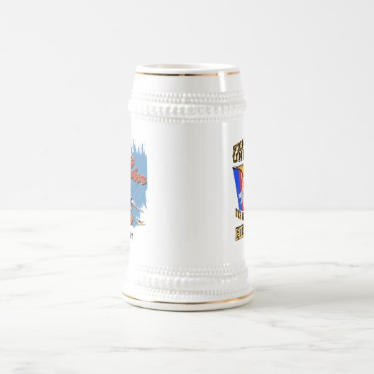 FU Custom Beer Stein w/call-teken Bierpul (Center)