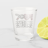 FU Diabetes Shot Glas (Achterkant)