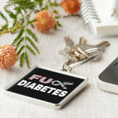 FU Diabetes Sleutelhanger (Zijkant)
