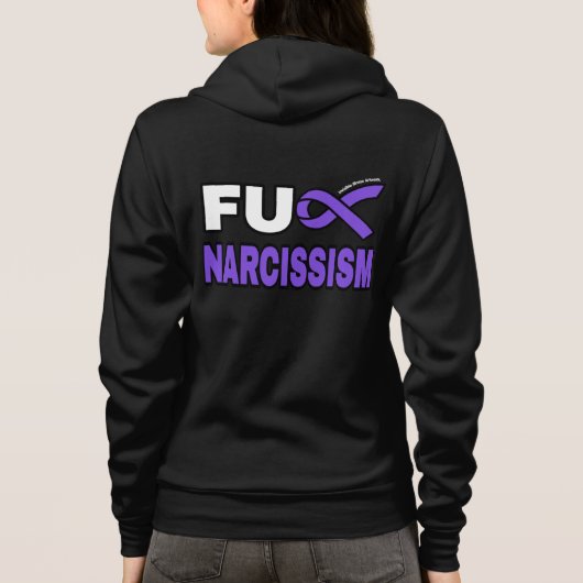 FU NARCISSISM HOODIE (Achterkant)