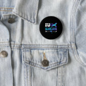 Fu Ribbon Suicide Prevention Awareness Women Manne Ronde Button 5,7 Cm (In situ)