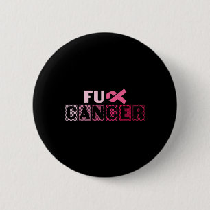 FU Roze Lint Borstkankerbewustzijn Ronde Button 5,7 Cm