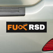 FU RSD BUMPERSTICKER (Op auto)