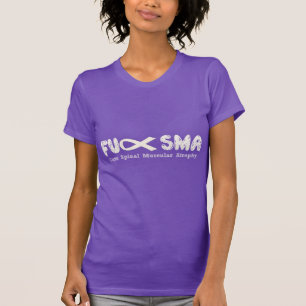 Fu SMA Awareness Ribbon Cream T-shirt
