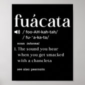 Fuacata Definition Funny Cuban Miami Cuban Cuba Hi Poster (Voorkant)