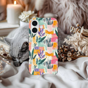 Fuavism stijl Tuin Poorten Patroon iPhone 16 Hoesje